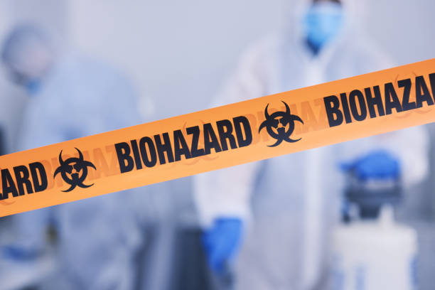 Professional Blood Cleanup technician working in Cataumet, MA